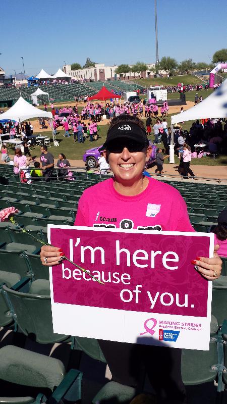 Breast cancer walk